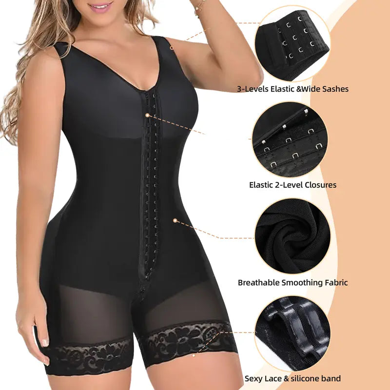 Flash Summer Sale⚡️Tummy Control Butt Lifter Shaper With Bra
